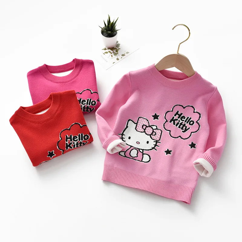 Childrenswear 2019 Autumn And Winter New Style Korean-style Kids' Sweater GIRL'S Sweater Double Layer Thick Sweater
Childrenswear 2019 Autumn And Winter New Style Korean-style Kids' Sweater GIRL'S Sweater Double Layer Thick Sweater