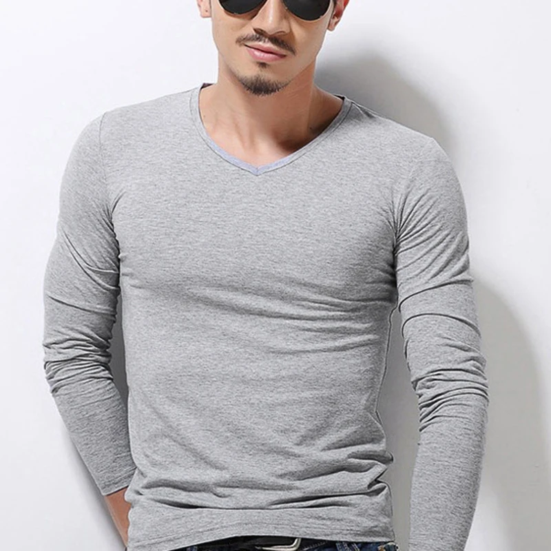 Winter Thermo Underwear Men Casual Slim V-Neck Bottoming Shirt Long Sleeve Slim T-Shirt Tops Men Long Sleeve Slim Pullover A50
Winter Thermo Underwear Men Casual Slim V-Neck Bottoming Shirt Long Sleeve Slim T-Shirt Tops Men Long Sleeve Slim Pullover A50
