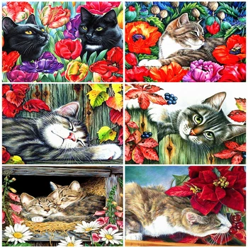 HUACAN DIY Painting By Number Animal Hand Painted Paintings Cat Drawing On Canvas Art Gift Pictures By Numbers Kits Home Decor
HUACAN DIY Painting By Number Animal Hand Painted Paintings Cat Drawing On Canvas Art Gift Pictures By Numbers Kits Home Decor