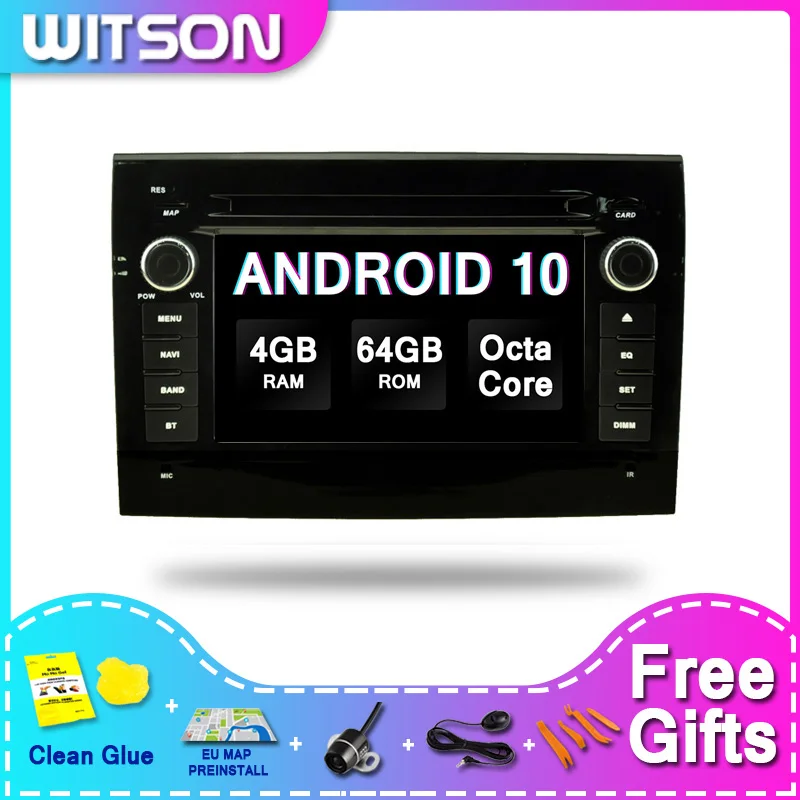 WITSON ANDROID 10 0 автомобильное аудио видео с Gps для FIAT DUCATO 2006-2011 8core 4RAM 64ROM | Автомобили и