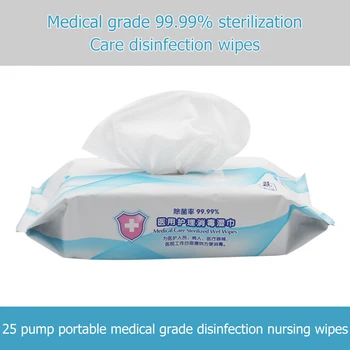 25pcs/Bag Portable Sterilizer Wipes Wet Papers Disinfection Hand Cleaning Nursing Tissues Health Hygiene Care
25pcs/Bag Portable Sterilizer Wipes Wet Papers Disinfection Hand Cleaning Nursing Tissues Health Hygiene Care