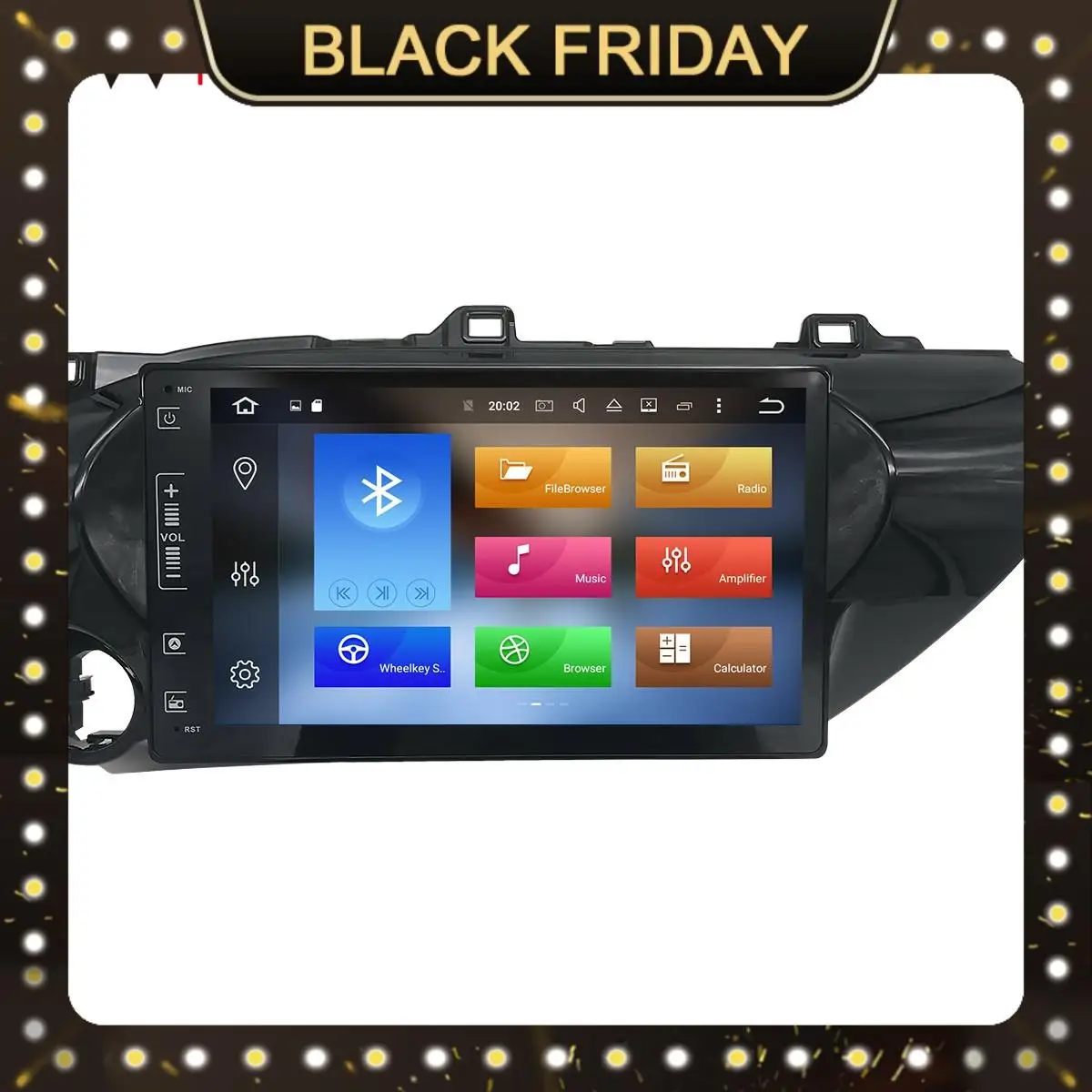 Android 10.0 car radio 2din for Toyota Hilux Pick Up AN120 2015 - 2020 auto on-board computer Navigation AUDIO headunit 5.0
Android 10.0 car radio 2din for Toyota Hilux Pick Up AN120 2015 - 2020 auto on-board computer Navigation AUDIO headunit 5.0