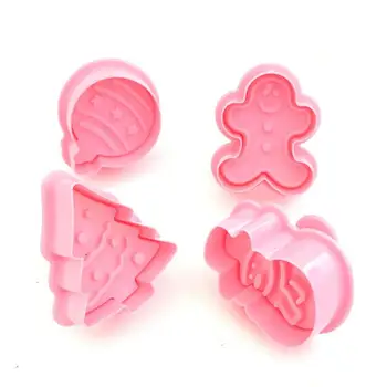 4pcs Cookie Stamp Biscuit Mold 3D Cookie Plunger Cutter DIY Baking Mould Gingerbread House Christmas Cookie Cutters Dropshipping
4pcs Cookie Stamp Biscuit Mold 3D Cookie Plunger Cutter DIY Baking Mould Gingerbread House Christmas Cookie Cutters Dropshipping