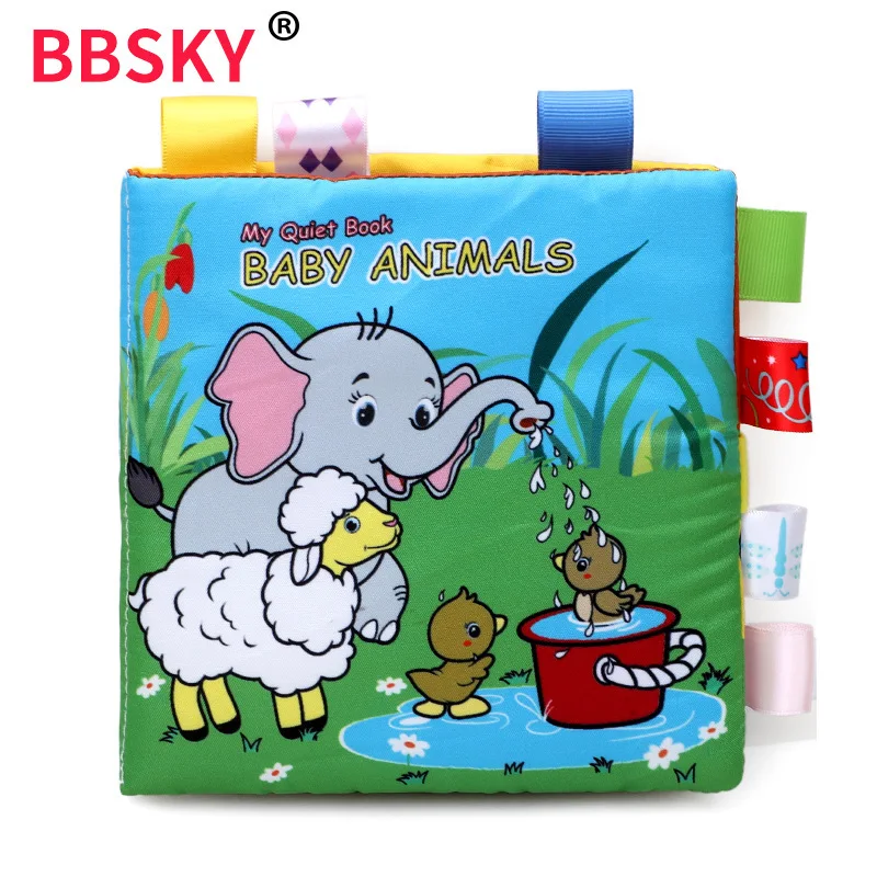 Animal Baby Label Cloth Book Tear Rotten-Bite Sound Making xiang zhi Parent And Child Interactive Infants Early Education Books
Animal Baby Label Cloth Book Tear Rotten-Bite Sound Making xiang zhi Parent And Child Interactive Infants Early Education Books