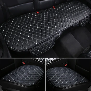 Car Seat Covers For Nissan Altima Dualis Juke Frontier Fuga Leaf Bluebird Rogue Navara NP300 PU Leather Seat Cushion Cover