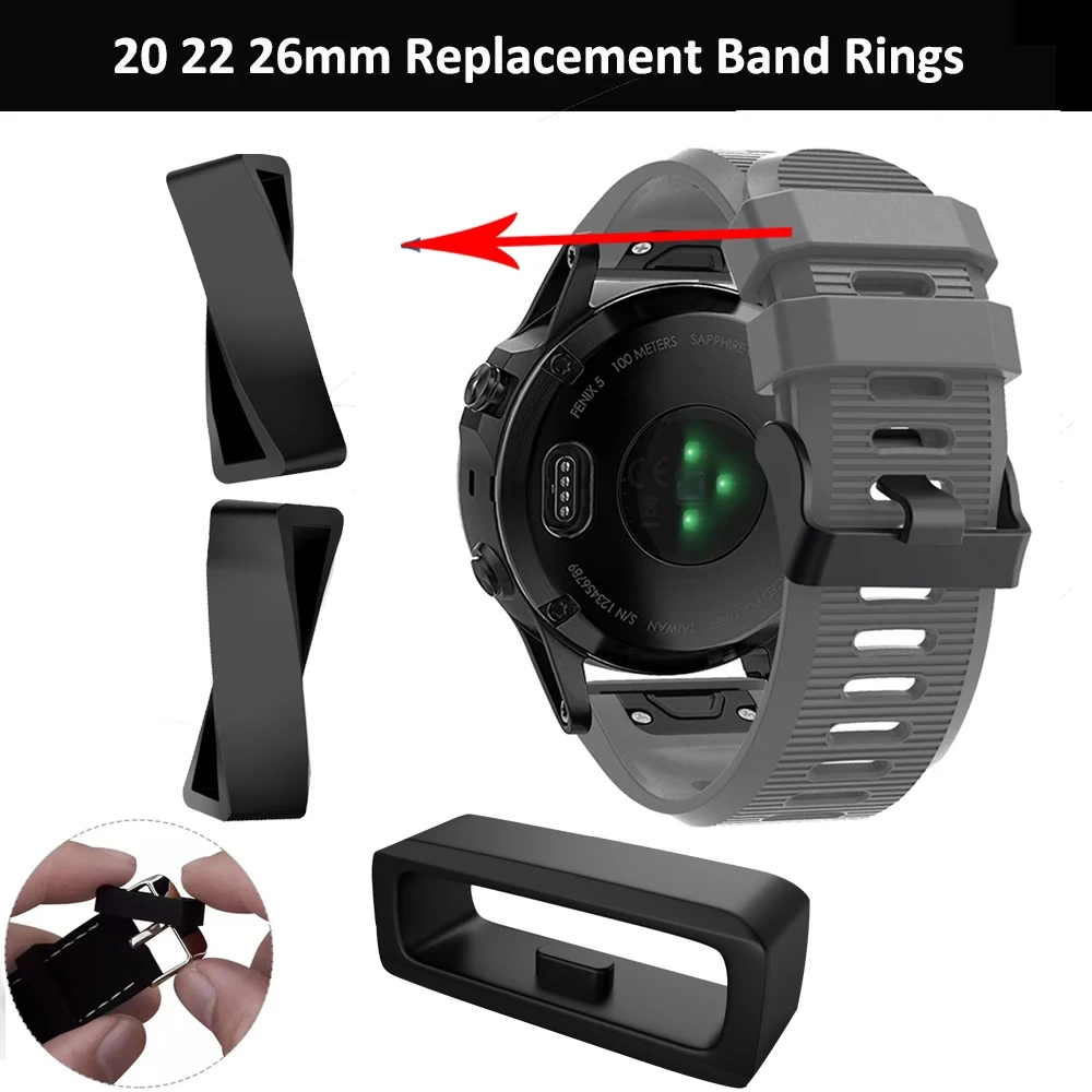 Silicone Band Watch Strap Keeper Loop Security Holder Retainer Ring For Garmin Fenix 5X 5 Plus For Garmin Fenix 6S 6X 6X Pro 5S
Silicone Band Watch Strap Keeper Loop Security Holder Retainer Ring For Garmin Fenix 5X 5 Plus For Garmin Fenix 6S 6X 6X Pro 5S