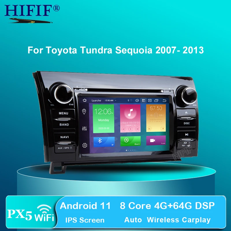 Android 11 2 din 7''Car DVD Player For Toyota Tundra 2007 2008 2009 2010 2011 2012 2013/Toyota Sequoia(2008-2014) RDS FM 3G SWC
Android 11 2 din 7''Car DVD Player For Toyota Tundra 2007 2008 2009 2010 2011 2012 2013/Toyota Sequoia(2008-2014) RDS FM 3G SWC