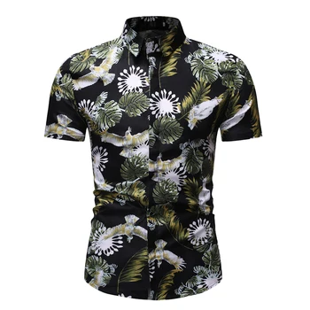 Fashion Mens Short Sleeve Hawaiian Shirt 2020 Summer Casual Floral Shirt Men Slim Fit Short Sleeve Beach Shirts Male Camisa 3XL
Fashion Mens Short Sleeve Hawaiian Shirt 2020 Summer Casual Floral Shirt Men Slim Fit Short Sleeve Beach Shirts Male Camisa 3XL