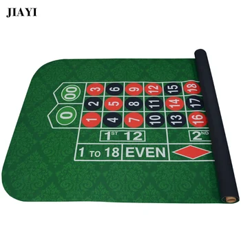 JIAYI 183*90cm Suede Rubber Cloth Green Roulette Black Jack Poker Table Mat Poker Game Table Cloth Board Cloth With Shoulder Bag
JIAYI 183*90cm Suede Rubber Cloth Green Roulette Black Jack Poker Table Mat Poker Game Table Cloth Board Cloth With Shoulder Bag