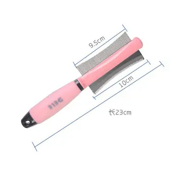 Pet Grooming Comb with Double Rowed Sided Needles, Dogs Comb with Handle for Removing Loose Hair
Pet Grooming Comb with Double Rowed Sided Needles, Dogs Comb with Handle for Removing Loose Hair