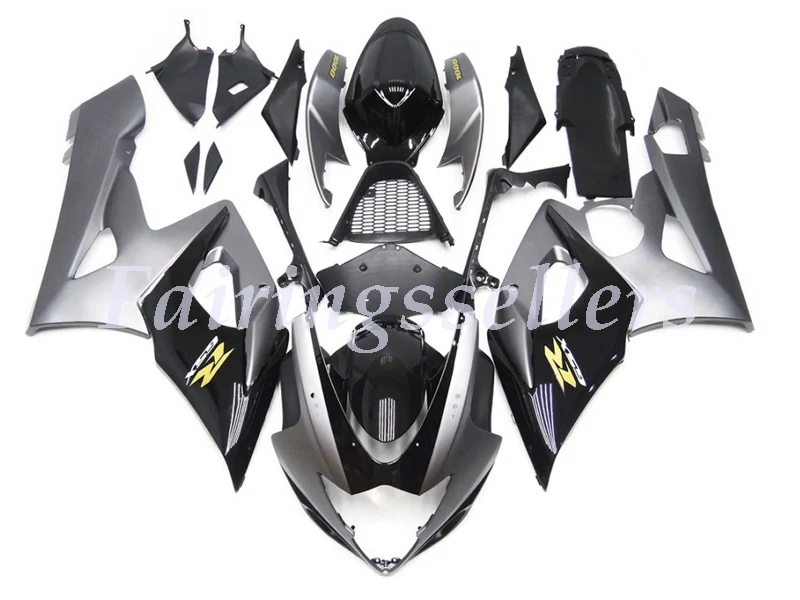 Silver and Black Gloss Style - GSXR 1000 05-06