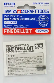 2pcs/bag Tamiya 74090 Model kit Tool Craft Fine Drill Bit 0.2mm for Plastic New
2pcs/bag Tamiya 74090 Model kit Tool Craft Fine Drill Bit 0.2mm for Plastic New