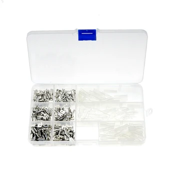 270/box Silver Insulated Wire Connector Electrical Wire Crimp Terminals 2.8 4.8 6.3mm Spade Connectors Assortment Kit
270/box Silver Insulated Wire Connector Electrical Wire Crimp Terminals 2.8 4.8 6.3mm Spade Connectors Assortment Kit