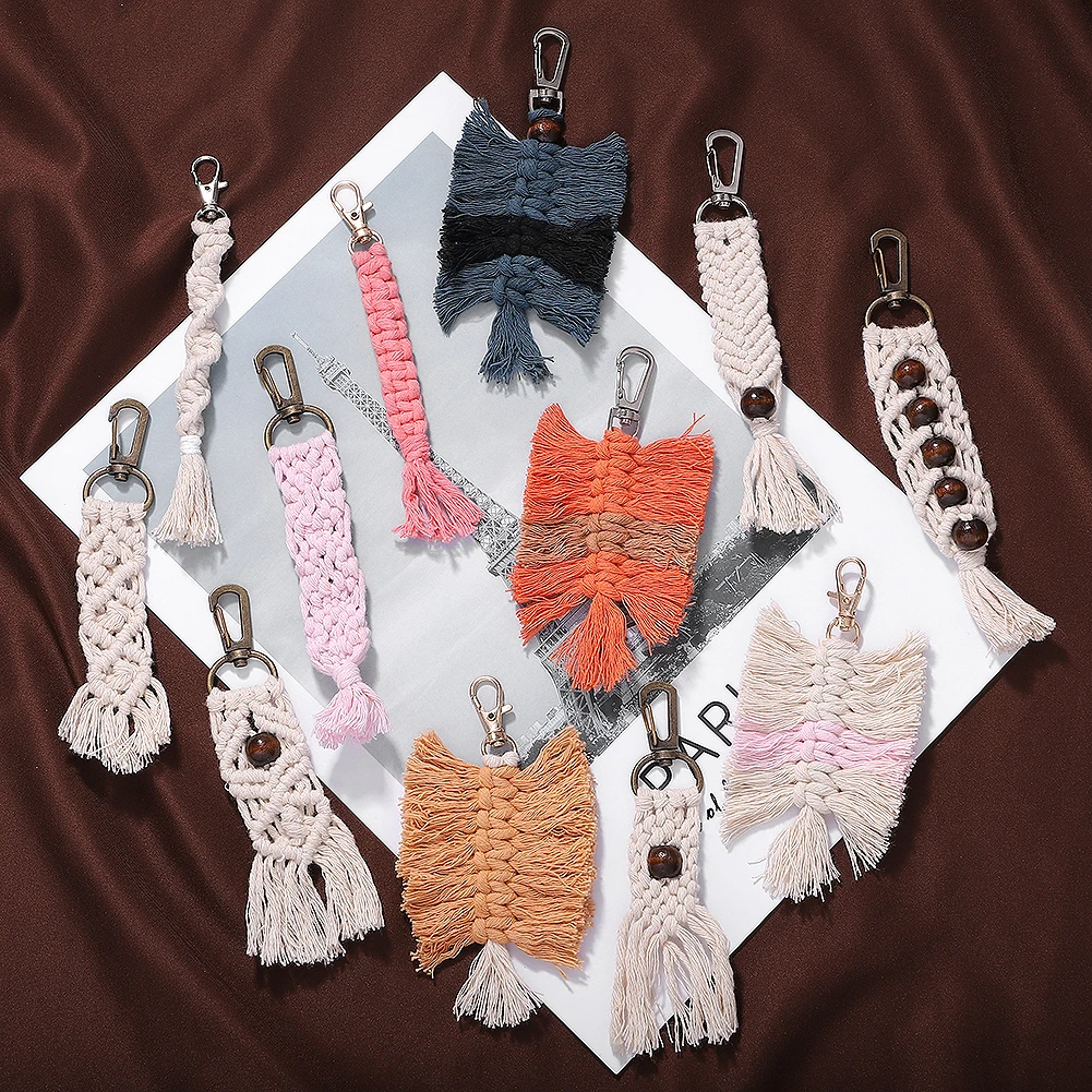 Vedawas Tassel Keychains for Women Boho key Holder Keyring Macrame Bag Charm Car Hanging Jewelry Gift for Friends Drop Shipping
Vedawas Tassel Keychains for Women Boho key Holder Keyring Macrame Bag Charm Car Hanging Jewelry Gift for Friends Drop Shipping