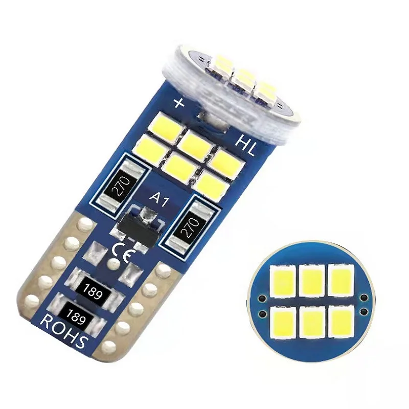 50PCS 12V CANBUS T10 W5W 18 LEDs 2016 smd Car LED light Auto Interior Car Wedge Side Reading lights License Plate Lamp
50PCS 12V CANBUS T10 W5W 18 LEDs 2016 smd Car LED light Auto Interior Car Wedge Side Reading lights License Plate Lamp