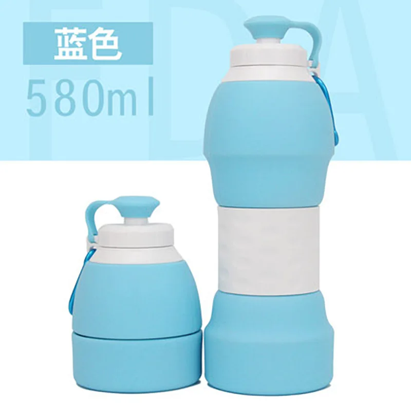 Creative Outdoor Folding Kettle Sports Silicone Bottle 580ml Travel Extendable Silicone Water Bottle Silicone Bottle
Creative Outdoor Folding Kettle Sports Silicone Bottle 580ml Travel Extendable Silicone Water Bottle Silicone Bottle