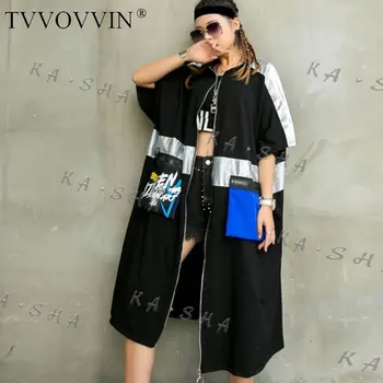 Loose Patchwork Hit Color Pocket Plus Size Trench Women Clothes 2020 Spring New Fashion Loose Zipper Short Sleeve Coat XJ4387 
Loose Patchwork Hit Color Pocket Plus Size Trench Women Clothes 2020 Spring New Fashion Loose Zipper Short Sleeve Coat XJ4387