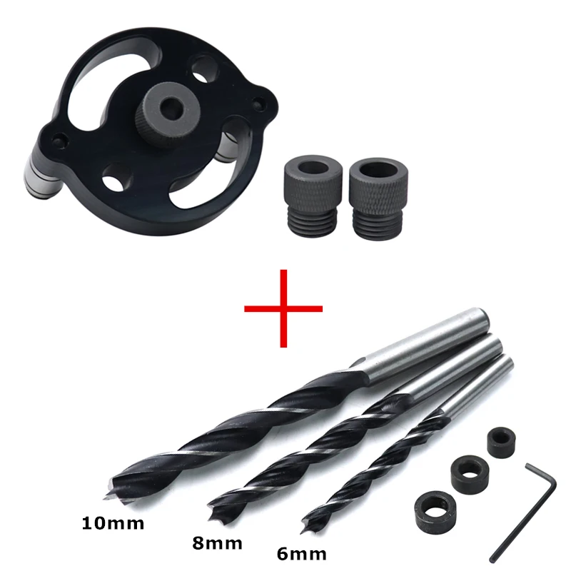 6/8/10mm Vertical Pocket Hole Fixture Self-centering Drilling Positioning Hole Punch Locator, Woodworking Tool Set
6/8/10mm Vertical Pocket Hole Fixture Self-centering Drilling Positioning Hole Punch Locator, Woodworking Tool Set