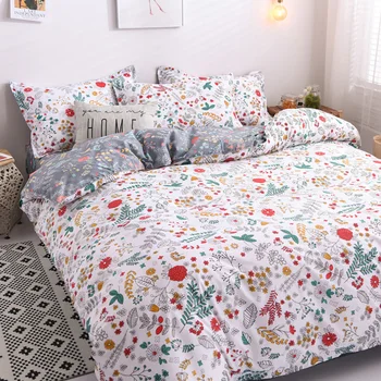 Thumbedding Plants Bedding Set Single Fresh White Colorful Leaves Duvet Cover Nature King Queen Full Twin Unique Design Bed Set
Thumbedding Plants Bedding Set Single Fresh White Colorful Leaves Duvet Cover Nature King Queen Full Twin Unique Design Bed Set