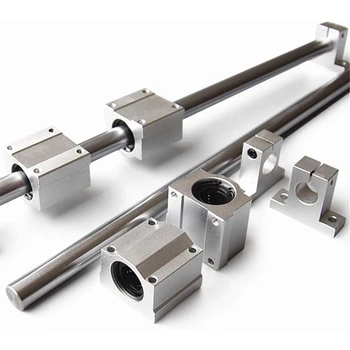 10 Pieces / Set of Optical Axis Linear Axis OD12mm 400mm + SCS12UU Linear Bearing Seat + SK12 Bearing Support 12mm 400mm 
10 Pieces / Set of Optical Axis Linear Axis OD12mm 400mm + SCS12UU Linear Bearing Seat + SK12 Bearing Support 12mm 400mm