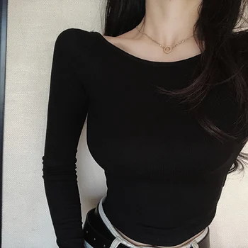 PX2120 Sexy Halter Short Long Sleeve T-shirt
PX2120 Sexy Halter Short Long Sleeve T-shirt