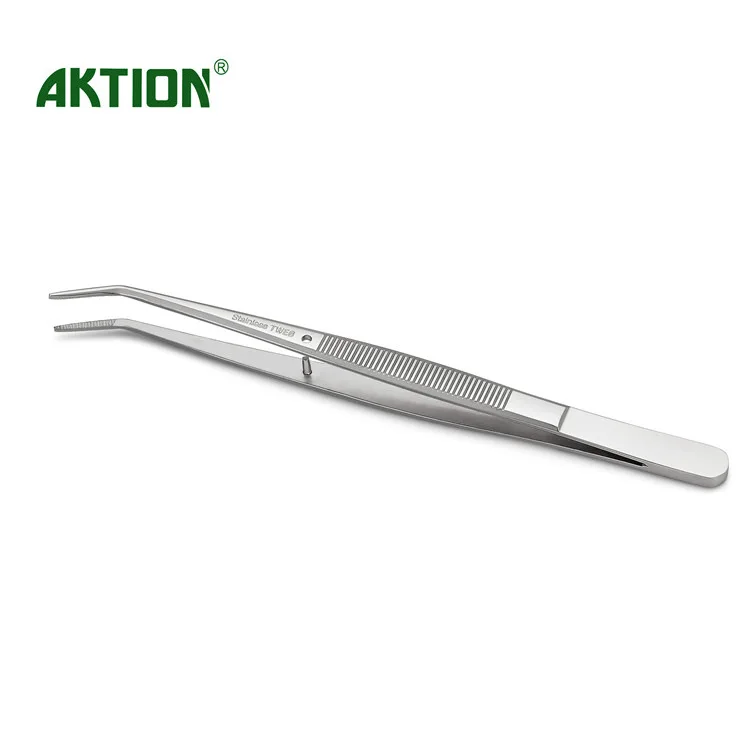 Manufacturers High Quality Stainless Steel Positioning Elbow Tweezers Medical Use Dental Stainless Steel Tweezers TWE-6 Toothed 
Manufacturers High Quality Stainless Steel Positioning Elbow Tweezers Medical Use Dental Stainless Steel Tweezers TWE-6 Toothed