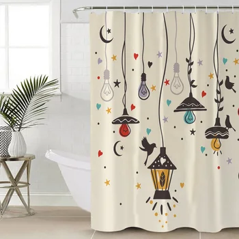 Cute Bird Electric Light Illustration Bath Curtains Waterproof Washable Bathroom Shower Curtain Screen with Hooks Accessories
Cute Bird Electric Light Illustration Bath Curtains Waterproof Washable Bathroom Shower Curtain Screen with Hooks Accessories