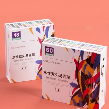 40/60 Colors Water-based Marker Set Erasable Animation Special Colors For Children Beginners Art watercolor pen painting 
40/60 Colors Water-based Marker Set Erasable Animation Special Colors For Children Beginners Art watercolor pen painting