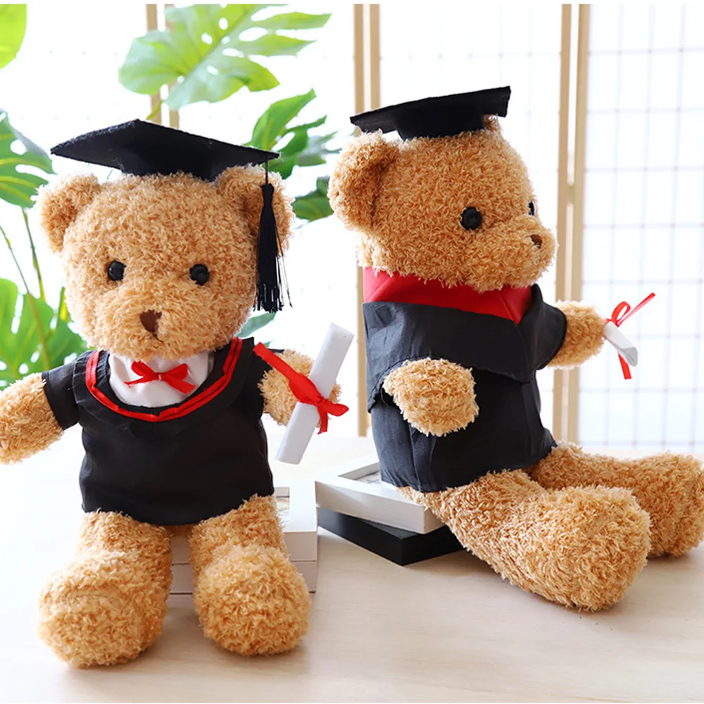 

Cute Doctor Bear Children Plush Stuffed Toy Graduation Gift