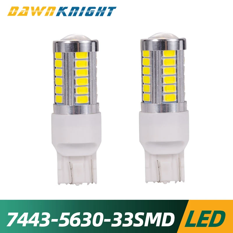 2PCS T20 7443 Tail Brake Light 5630 33SMD Turn Signal Light Bulb T20 7443 W21/5W Car Led Signal Lamp
2PCS T20 7443 Tail Brake Light 5630 33SMD Turn Signal Light Bulb T20 7443 W21/5W Car Led Signal Lamp
