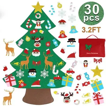 DIY Non-Woven Fabric Christmas Wall Decoration DIY Christmas Tree Creation Entertainment Child Durable Exquisite Snowman Felt
DIY Non-Woven Fabric Christmas Wall Decoration DIY Christmas Tree Creation Entertainment Child Durable Exquisite Snowman Felt
