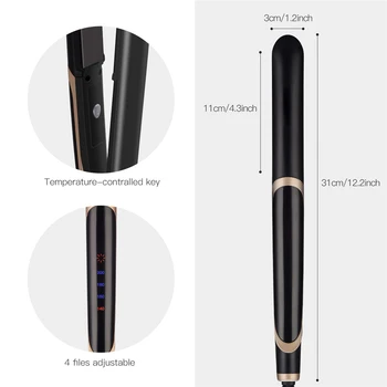 infrared hair curler and straightener 2 in 1 flat irons curling iron ceramic LCD display Straighting style tolls
infrared hair curler and straightener 2 in 1 flat irons curling iron ceramic LCD display Straighting style tolls