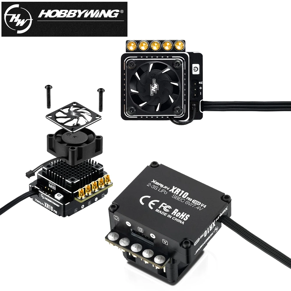 Hot Hobbywing XERUN XR10 PRO 160A Sensored Brushless ESC Speed Controller For RC 1/10 buggy racing drift car
Hot Hobbywing XERUN XR10 PRO 160A Sensored Brushless ESC Speed Controller For RC 1/10 buggy racing drift car