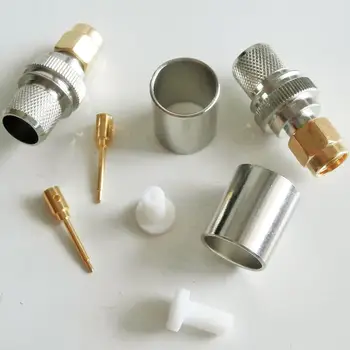 10X Pcs RF Coax Connector SMA Male Jack Crimp for LMR400 RG8 RG213 RG214 RG165 7D-FB Cable Plug SMA Gold Plated High-quality
10X Pcs RF Coax Connector SMA Male Jack Crimp for LMR400 RG8 RG213 RG214 RG165 7D-FB Cable Plug SMA Gold Plated High-quality