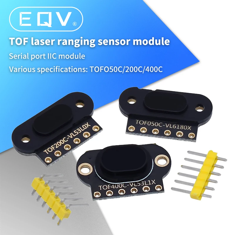 Лазерный датчик дальности TOF050C 200C 400C модуль TOF с временем полета IIC выход для arduino