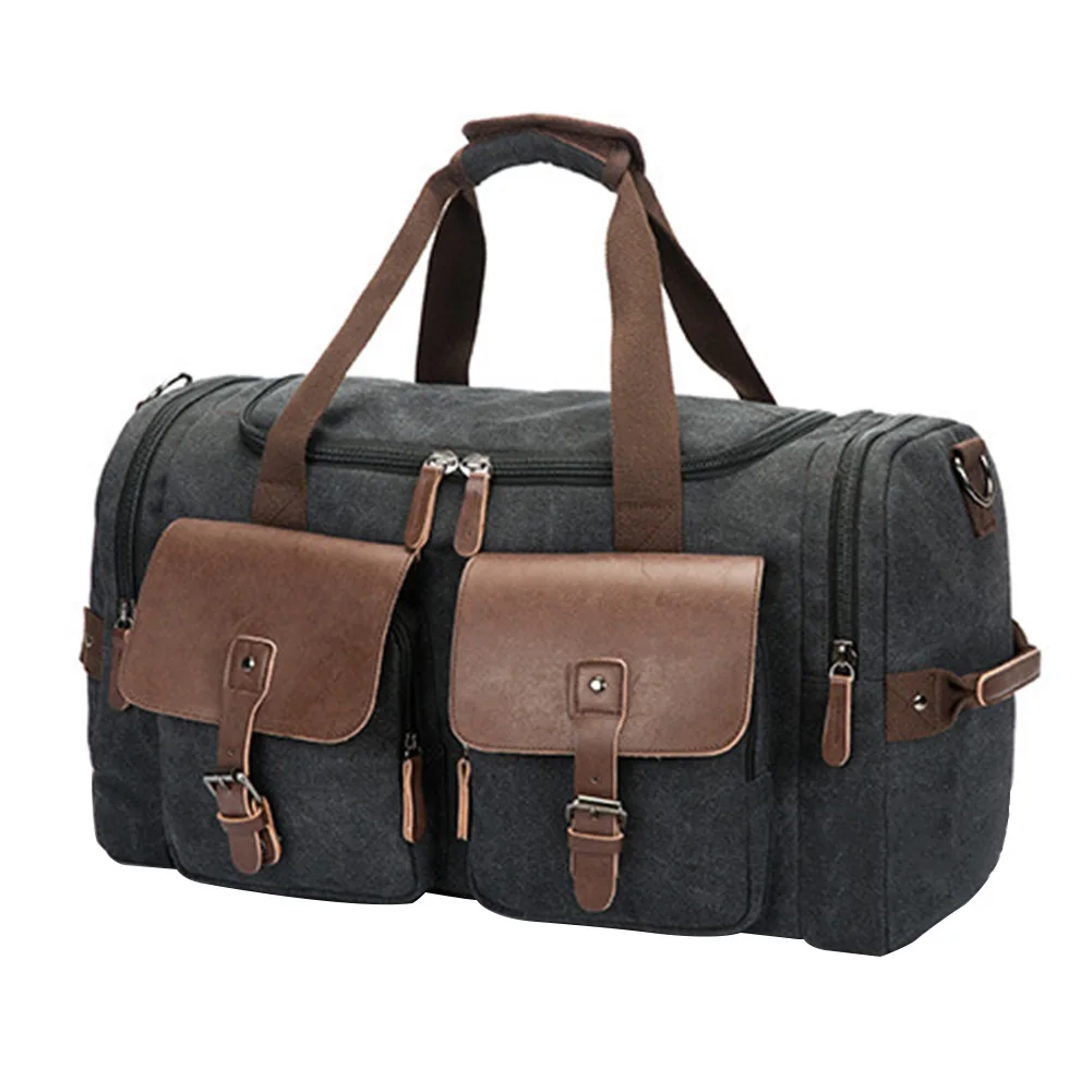 Single Shoulder Storage Shopping Canvas Duffle Bag Solid Handbags Large Capacity Portable Multi Pockets Double Zipper Waterproof
Single Shoulder Storage Shopping Canvas Duffle Bag Solid Handbags Large Capacity Portable Multi Pockets Double Zipper Waterproof