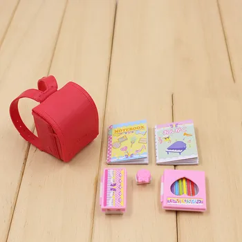 Doll Backpack and Books 6pcs Original doll accessories for licca Blythe Dollhouse School Supplies Best Gift Toy for Girl
Doll Backpack and Books 6pcs Original doll accessories for licca Blythe Dollhouse School Supplies Best Gift Toy for Girl