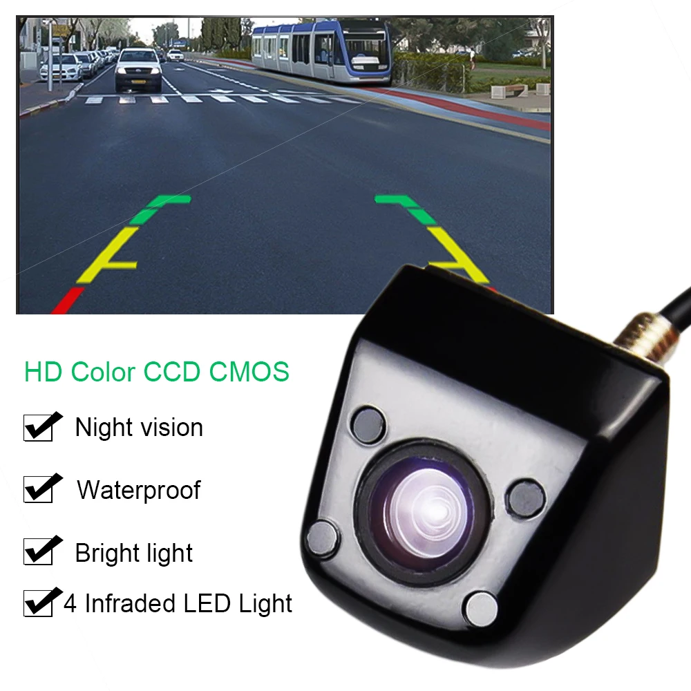 Car Rear View Camera 4 LED Night Vision Reversing Auto Parking Monitor CCD Waterproof 170 Degree HD Video Car Night Vision
Car Rear View Camera 4 LED Night Vision Reversing Auto Parking Monitor CCD Waterproof 170 Degree HD Video Car Night Vision
