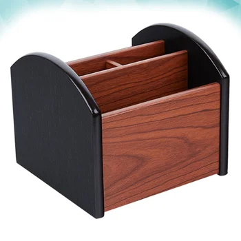 Wooden Desktop Remote Control Storage Box Multifunction Pen Container Desk Sundries Organizer for Office
Wooden Desktop Remote Control Storage Box Multifunction Pen Container Desk Sundries Organizer for Office