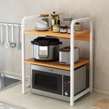 Kitchen rack fl oor multi-layer storage rack desktop oven seasoning rack kitchen supplies micro W005wave shelf 
Kitchen rack fl oor multi-layer storage rack desktop oven seasoning rack kitchen supplies micro W005wave shelf