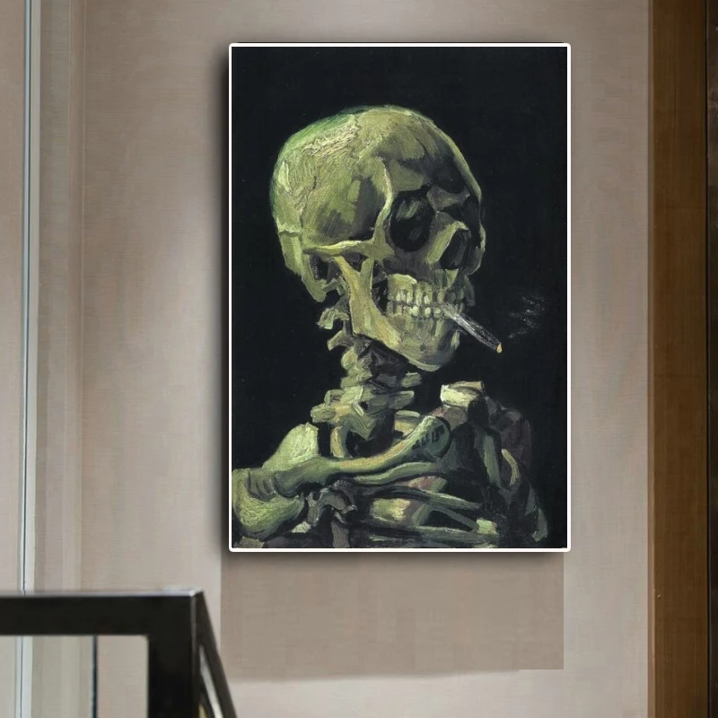 Head of a Skeleton by Van Gogh Reproduction Oil Painting on Canvas Posters and Prints Scandinavian Wall Picture for living room
Head of a Skeleton by Van Gogh Reproduction Oil Painting on Canvas Posters and Prints Scandinavian Wall Picture for living room