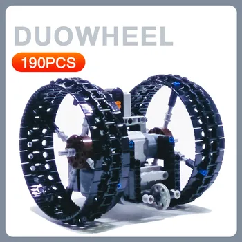 Creative DIY Kids Toy MOC Building Blocks The Duowheel Mini Remote Balance Control Vehicle Control RC Car Toys for Children gift
Creative DIY Kids Toy MOC Building Blocks The Duowheel Mini Remote Balance Control Vehicle Control RC Car Toys for Children gift