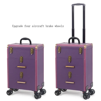 Women large capacity Trolley case Cosmetic case Rolling Luggage ,Nails Makeup Toolbox,Multi-layer Beauty Tattoo Upscale Suitcase
Women large capacity Trolley case Cosmetic case Rolling Luggage ,Nails Makeup Toolbox,Multi-layer Beauty Tattoo Upscale Suitcase