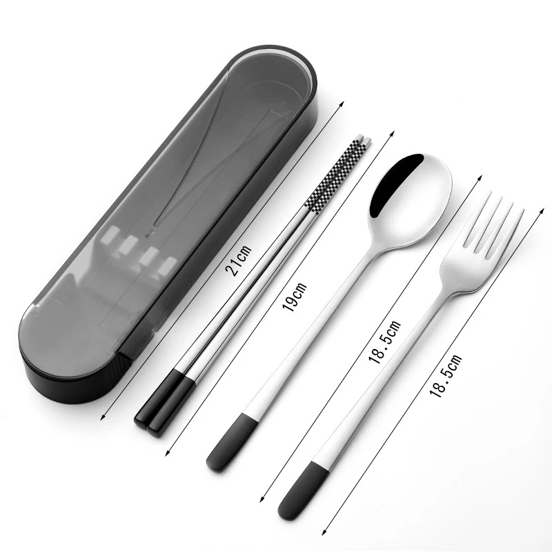 Portable Reusable Cutlery Set Fork Spoon 304 Stainless Steel Silverware Tableware Chopsticks Dinnerware Spoon Flatware
Portable Reusable Cutlery Set Fork Spoon 304 Stainless Steel Silverware Tableware Chopsticks Dinnerware Spoon Flatware
