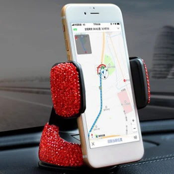 Luxurious Crystal Diamond GPS Navigation Car Phone Holder Air Vent Clip Mount Stand Anti Slip Bracket Universal For iPhone
Luxurious Crystal Diamond GPS Navigation Car Phone Holder Air Vent Clip Mount Stand Anti Slip Bracket Universal For iPhone