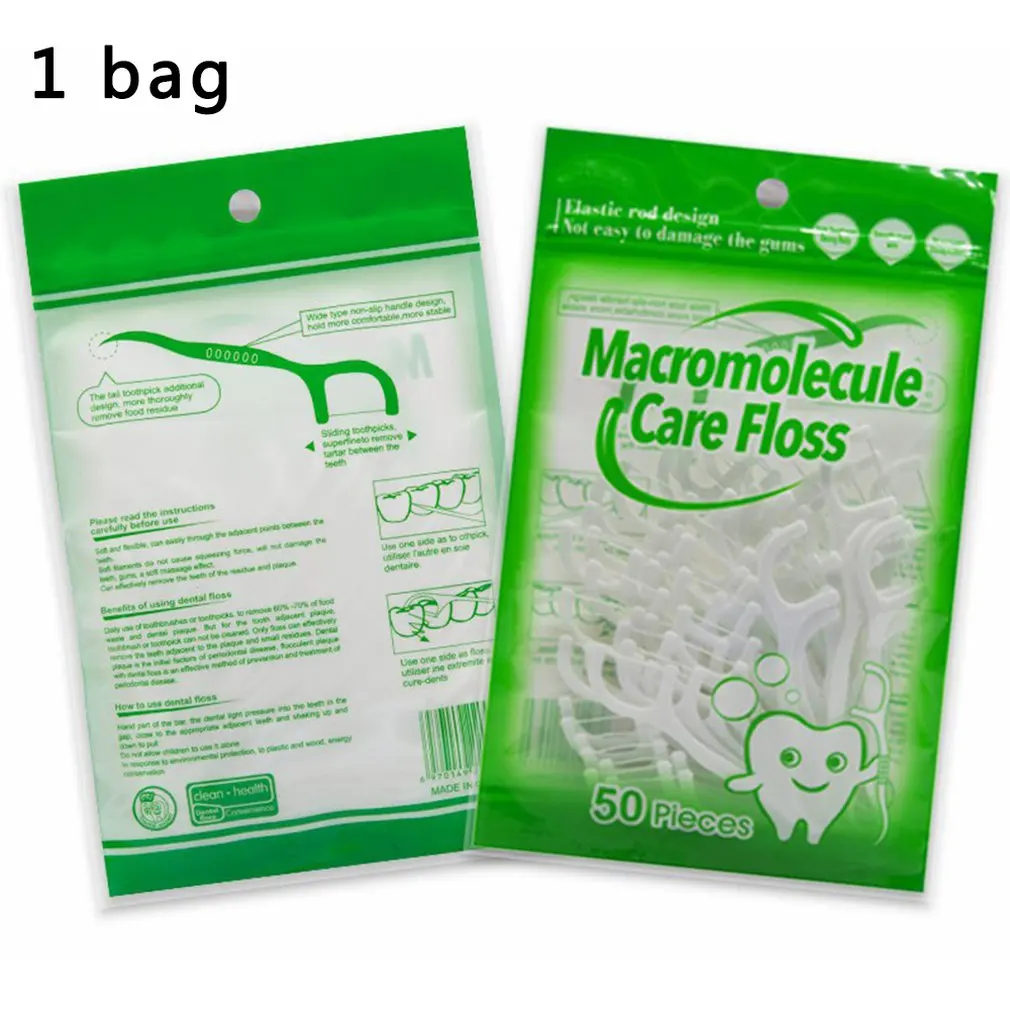 Disposable Floss Sticks 50 Pieces In Bags Floss Sticks Clean Teeth High Elastic Floss
Disposable Floss Sticks 50 Pieces In Bags Floss Sticks Clean Teeth High Elastic Floss