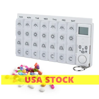 7 Days Pill Box Container Weekly Pills Travel Tablet Case Dispenser Medication Planner Storage Organizer Timing Reminder
7 Days Pill Box Container Weekly Pills Travel Tablet Case Dispenser Medication Planner Storage Organizer Timing Reminder