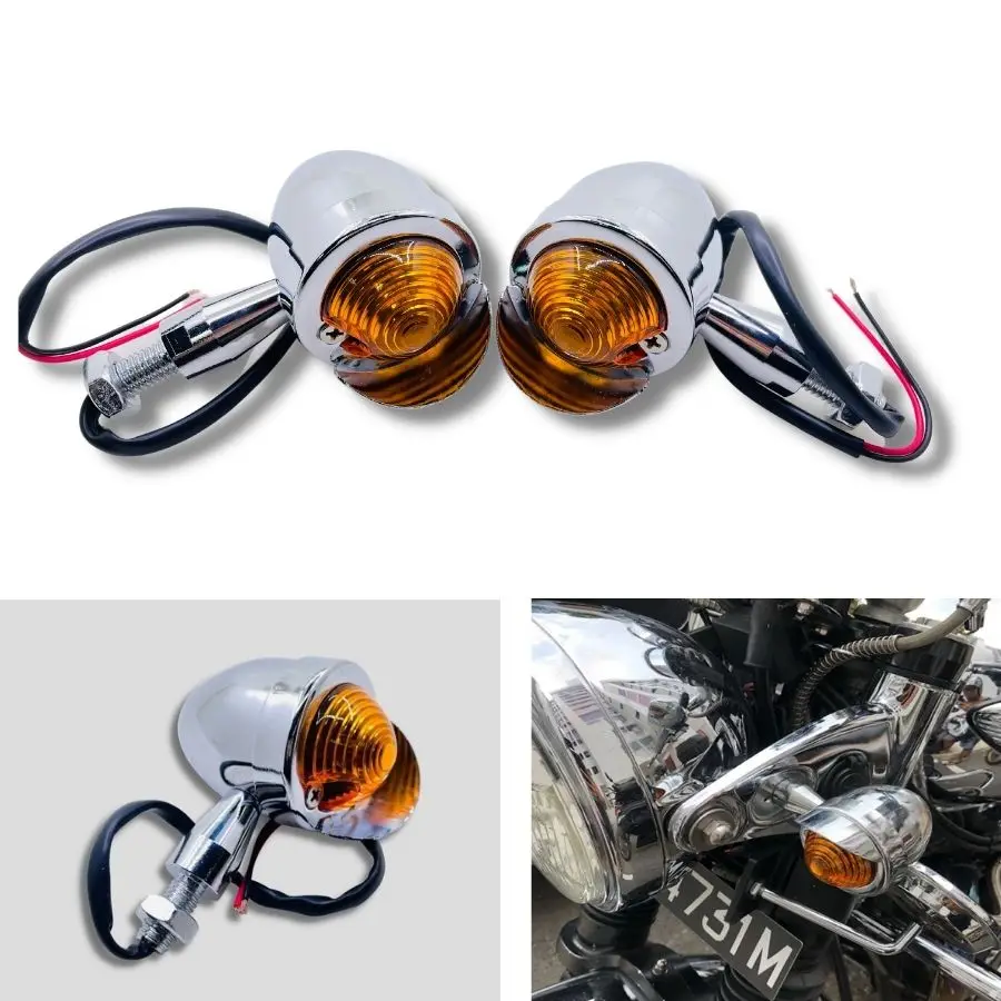 2x Universal Motorcycle Turn Signal Indicator Lights For Honda VT Shadow Ace Classic 500 700 750 1100 VTX 1300 1800 C Rebel250
2x Universal Motorcycle Turn Signal Indicator Lights For Honda VT Shadow Ace Classic 500 700 750 1100 VTX 1300 1800 C Rebel250