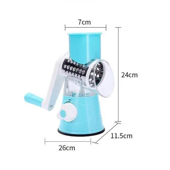 Manual Vegetable Cutter Slicer Round Mandoline Slicer Potato Kitchen Gadgets Rotary Cheese Grater Kitchen Accessories 
Manual Vegetable Cutter Slicer Round Mandoline Slicer Potato Kitchen Gadgets Rotary Cheese Grater Kitchen Accessories