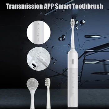 High Quality Sonic Rechargeable Electronic Toothbrush 4 Modes App Control Smart Timer USB Charging Portable 
High Quality Sonic Rechargeable Electronic Toothbrush 4 Modes App Control Smart Timer USB Charging Portable